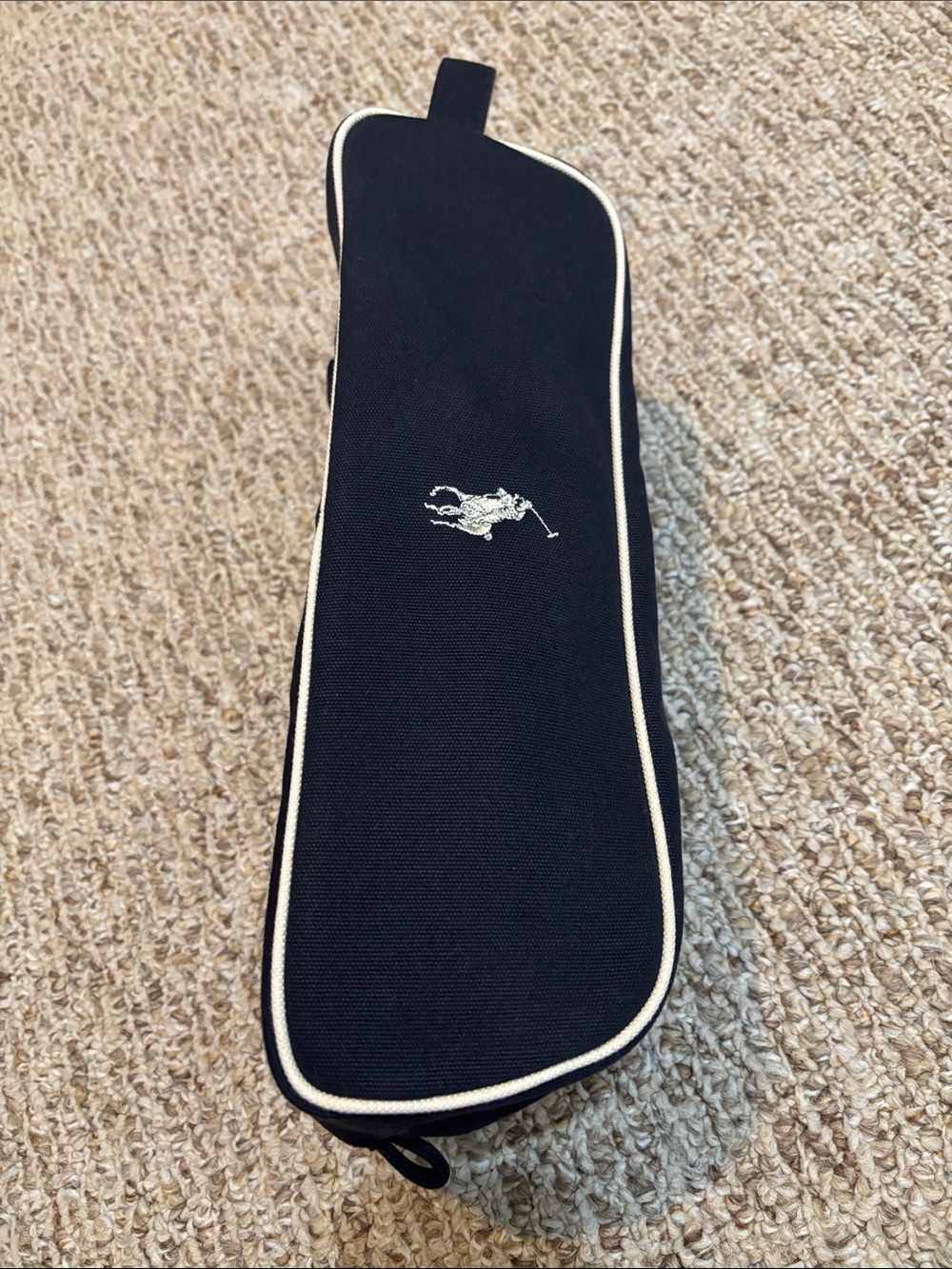 NWOT-Polo Ralph Lauren Logo Navy Accessory bag